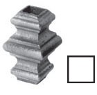 746/5 Dutý ocelový prvek čt. 14x14mm, 65x40mm -NEZINKOVAT